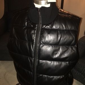 Men’s MK leather vest